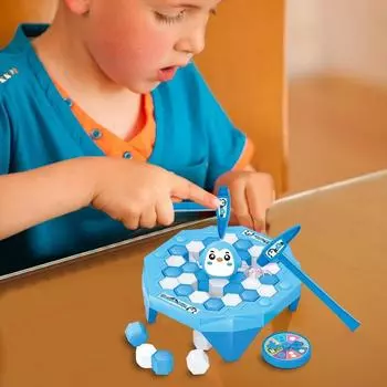 Пластиковая игрушка для игры в ледокол «Лягушка» Creative Kids синий