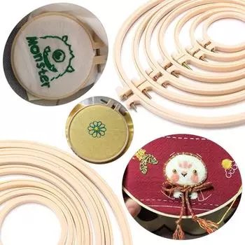 Пластиковая имитация бамбука, ручная работа, рамка для вышивки крестом, швейные инструменты, игольное искусство, обруч для вышивки, кольцо