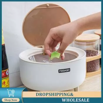 Пластиковая имитация дерева, стильная крышка-пресс, мусорное ведро для ванной комнаты, популярная крышка-пресс, настольная, с высокими ножками, экологически чистая, 2 л/7 л