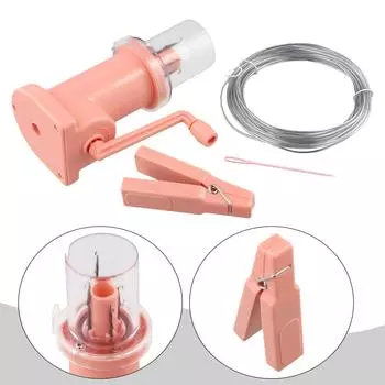 Пластиковая инструкция по эксплуатации Домашнее вязание своими руками Портативное качество Регулируемый мини Портативный Регулируемое натяжение