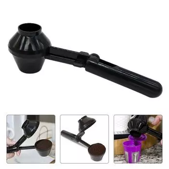 Пластиковая кофейная ложка 19х5,3х5,6см 1шт Встроенная воронка