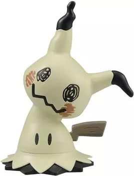 Пластиковая коллекция моделей покемонов BANDAI SPIRITS 08 Пластиковая модель Мимикью Быстрая!! Цветовая кодировка