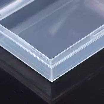 Пластиковая коробка для игральных карт, контейнер для хранения Pp, упаковка для покера Transparent