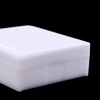 Пластиковая коробка для стеклянных предметных стекол для микроскопа, 25 шт., держатель для хранения биологических ломтиков