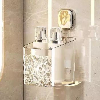 Пластиковая корзина для хранения с рисунком ледника без перфорации, экономящая место для дома, органайзер для домашней кухни Small size