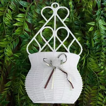 Пластиковая корзина для растений в китайском стиле, практичный элегантный декоративный настенный цветок