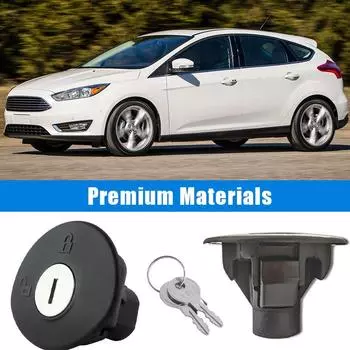 Пластиковая крышка топливного бака автомобиля с замком +2 ключа, запирающаяся крышка топливного бака для Ford/Lincoln/Mercury 8U5Z-9C26-B