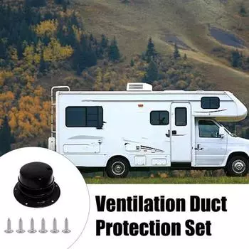 Пластиковая крышка вентиляционного отверстия для сантехники автофургона, сменная крышка вентиляционного отверстия для крыши автофургона, прицепа, автодома, труба 1–2 3/8 дюйма белый