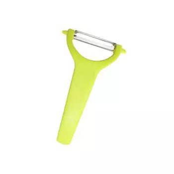 Пластиковая кухонная овощечистка - зеленая зелёный