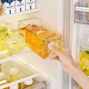 пластиковая квадратная бутылка для воды холодильник молочная коробка бутылка для воды 1900 мл ПЭТ хорошего качества без бисфенола А контейнер для молока 1900ml белый