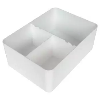 Пластиковая квадратная щетка Holbein с тремя резиновыми разделителями 231106 Ножки, белый