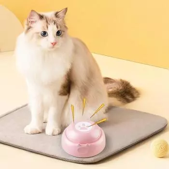 Пластиковая лапка-кнопка для питомца Интерактивная кнопка для питомца Игрушки для дрессировки собак и кошек фиолетовый