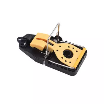 Пластиковая ловушка для мышей, ловушка для крыс, быстрый эффективный сейф для складской садовой кухни чёрный