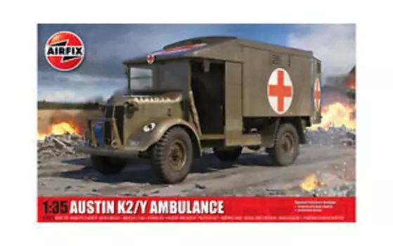 Пластиковая модель Airfix British Army Austin Ambulance X1375 Литье под давлением A1375 1/35 K2/Y