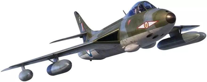 Пластиковая модель Airfix Hawker Hunter X9192 1/48 FGA.9/FR10/GA.11