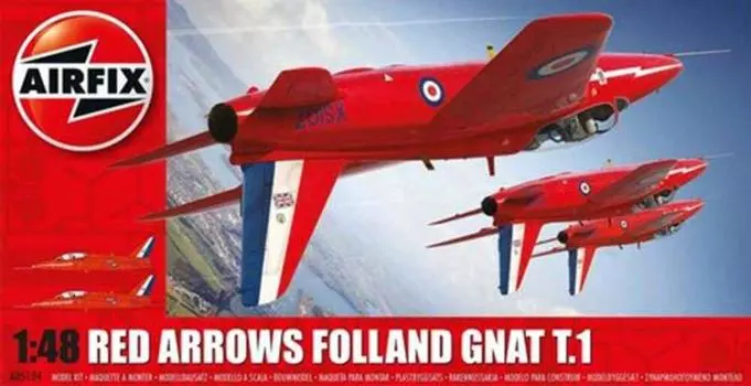 Пластиковая модель Airfix Red Arrows Foland Nut T1 1/48