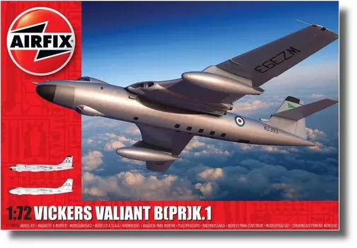 Пластиковая модель Airfix Vickers Valiant 1/72 B(PR)К.1 Х-11001А