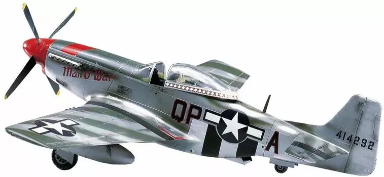 Пластиковая модель американского армейского североамериканского Mustang ST5 P-51D в масштабе 1/32