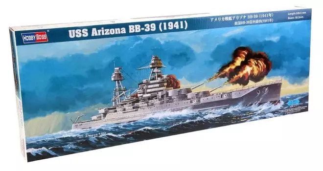 Пластиковая модель американского линкора «Аризона» Hobby Boss Ship Series 1/350 BB-39
