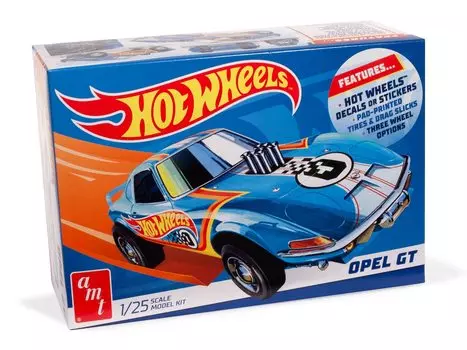 Пластиковая модель AMT Buick Opel GT Hot Wheels AMT1303, цвет литья 1/25