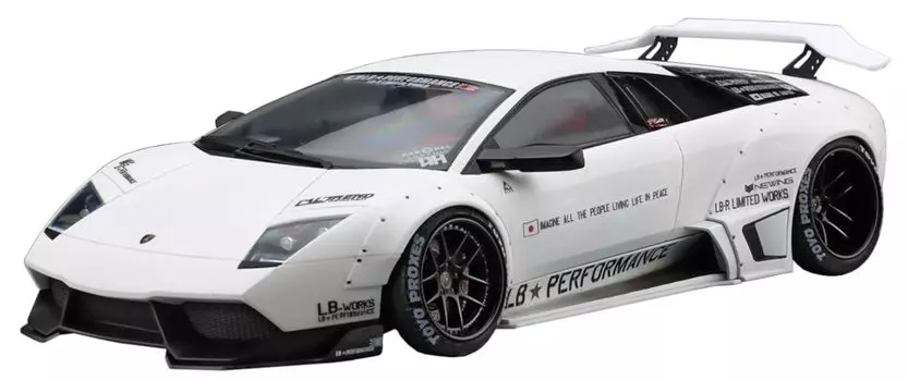 Пластиковая модель Aoshima Bunka Kyozai Liberty Walk Series LB Works Lamborghini Murcielago 1/24 No.20 Ver.1