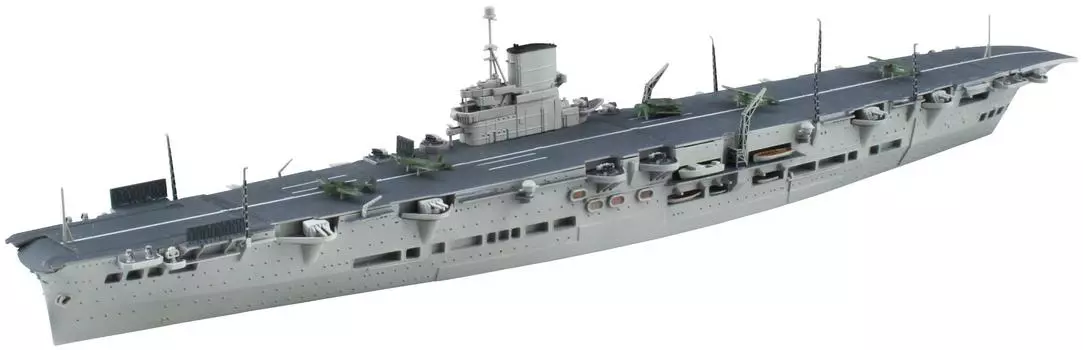 Пластиковая модель Aoshima Bunka Kyozaisha KanColle серии Kanmusume Aircraft Carrier Ark Royal Scale Plastic Model No.38 1/700