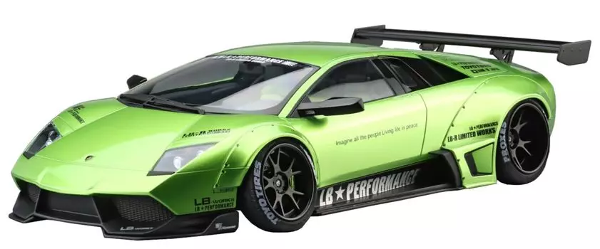 Пластиковая модель Aoshima Bunka Kyozaisha Liberty Walk LB Works Lamborghini Murcielago 1/24 No.22 Ver.2