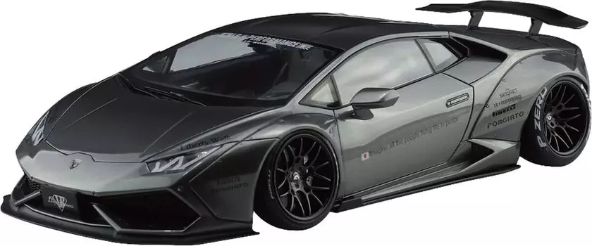 Пластиковая модель AOSHIMA Liberty Walk Series LB Works Lamborghini Huracan 1/24 No.16 Ver.2