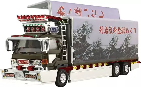 Пластиковая модель AOSHIMA Mini Deco NEXT Series Jiro Jiro, цветное литье 1/64 № 5 (Большое крыло)