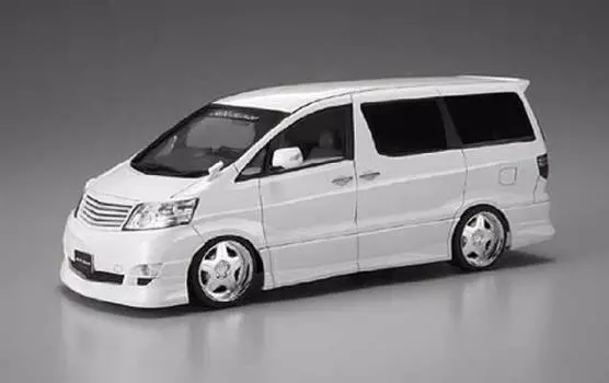 Пластиковая модель Aoshima Silk Blaze Alphard Late Model Пластиковая модель 1/24 MS/AS 1/24