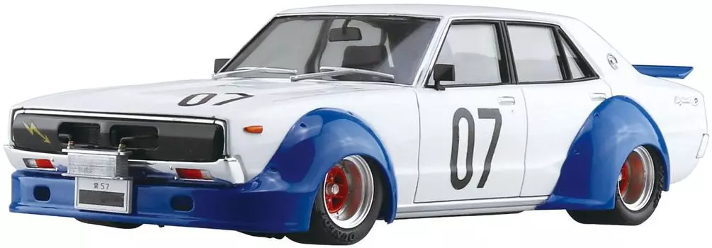 Пластиковая модель AOSHIMA Works Hawk Series Kenmeri 4Dr Works 1/24 № 5