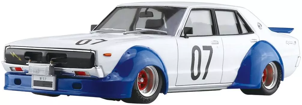 Пластиковая модель AOSHIMA Works Hawk Series Kenmeri 4Dr Works 1/24 № 5