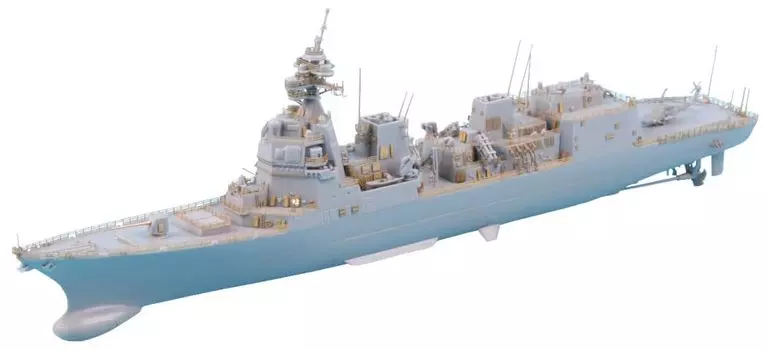 Пластиковая модель эсминца морских сил Asahi серии Pit Road Skywave с деталями для улучшения класса J82SP 1/700 Self-Defense DD-119