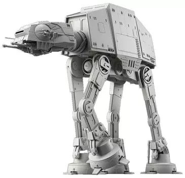 Пластиковая модель AT-AT из вселенной Звездных войн в масштабе 1/144