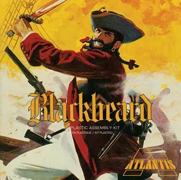 Пластиковая модель Atlantis Blackbeard Square Box Renewal Edition ATLAMC3002S 1/10