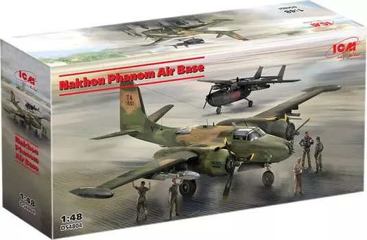 Пластиковая модель авиабазы ICM Nakhon Phanom DS4804 1/48 (Декорации)