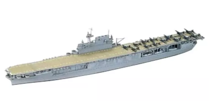 Пластиковая модель авианосца ВМС США «Энтерпрайз» Tamiya Waterline Series 77514 1/700 № 114
