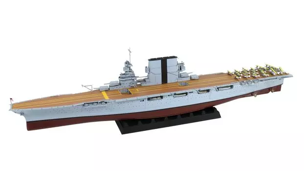 Пластиковая модель авианосца ВМС США «Саратога» серии «Pit Road Skywave» 1936 года W259 1/700 CV-3