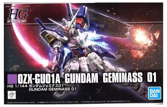 Пластиковая модель BANDAI HG Gundam Geminus 01, интернет-магазин 1/144 (Хобби Лимитед)