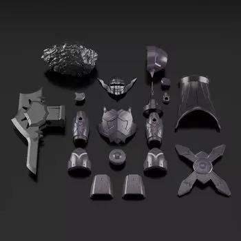 Пластиковая модель BANDAI SPIRITS 30MF Class Up Armor (Росаан Викинг) Цветовая кодировка