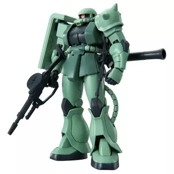 Пластиковая модель BANDAI SPIRITS HG Mobile Suit Gundam Zaku II в масштабе 1/144 с цветовой кодировкой