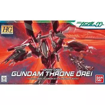 Пластиковая модель BANDAI SPIRITS HG Mobile Suit Gundam 00 Throne Drai в масштабе 1/144 с цветовой кодировкой