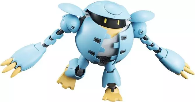 Пластиковая модель BANDAI SPIRITS HGBD Gundam Build Divers Momokapur в масштабе 1/144 с цветовой кодировкой