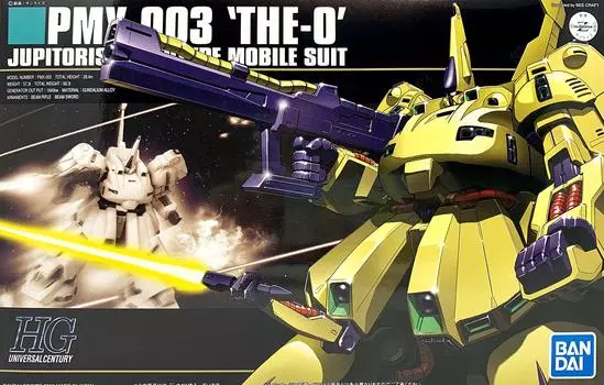 Пластиковая модель BANDAI SPIRITS HGUC Mobile Suit Z Gundam PMX-003 The-O 1/144 с цветовой кодировкой