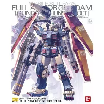 Пластиковая модель BANDAI SPIRITS MG Mobile Suit Gundam Thunderbolt Full Armor Gundam THUNDERBOLT Ver.Ka (ГУНДАМ версия) 1/100 цветовая кодировка