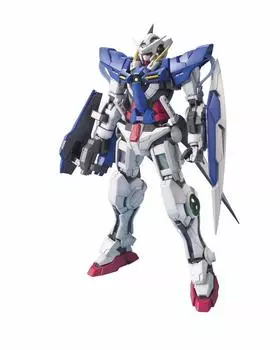Пластиковая модель BANDAI SPIRITS MG Mobile Suit Gundam 00 Gundam Exia в масштабе 1/100 с цветовой кодировкой