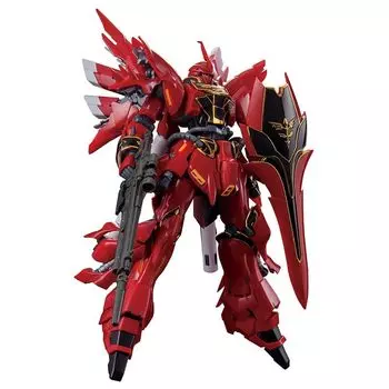 Пластиковая модель BANDAI SPIRITS RG Mobile Suit Gundam UC Sinanju в масштабе MSN-06S 1/144 с цветовой кодировкой