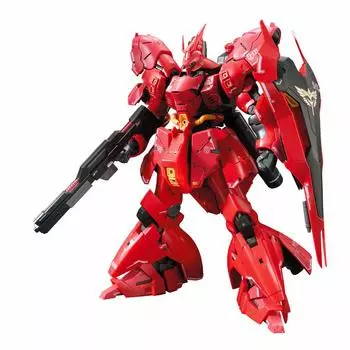 Пластиковая модель BANDAI SPIRITS RG Mobile Suit Gundam Counterattack Sazabi в масштабе 1/144 с цветовой кодировкой