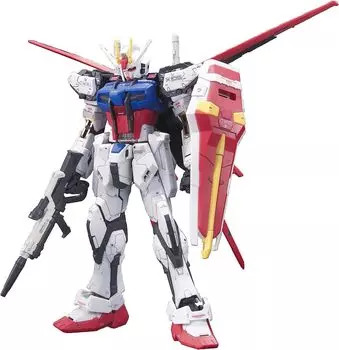 Пластиковая модель BANDAI SPIRITS RG Mobile Suit Gundam SEED Ale Strike Gundam в масштабе 1/144 с цветовой кодировкой
