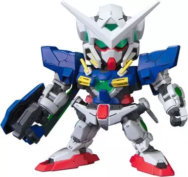 Пластиковая модель BANDAI SPIRITS SD Gundam BB Senshi Mobile Suit Gundam 00 Gundam Exia Repair II (BB Сенши) Цветовая кодировка
